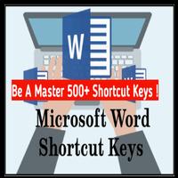 MS Word All Shortcut Keys poster