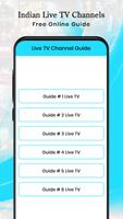 Indian Live TV Channels Free Online Guide screenshot 1