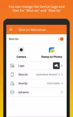 Baixar ShotOn for Micromax: Auto Add Shot no Photo Stamp APK