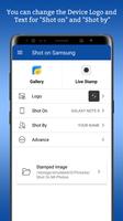 ShotOn for Samsung: Add Shot On to Gallery Photos screenshot 2