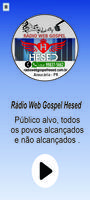 Rádio Web Gospel Hesed capture d'écran 1