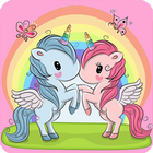 unicorn WALLPAPERS and cute bakcgrounds biểu tượng