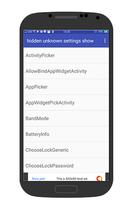 Show Hidden android settings poster