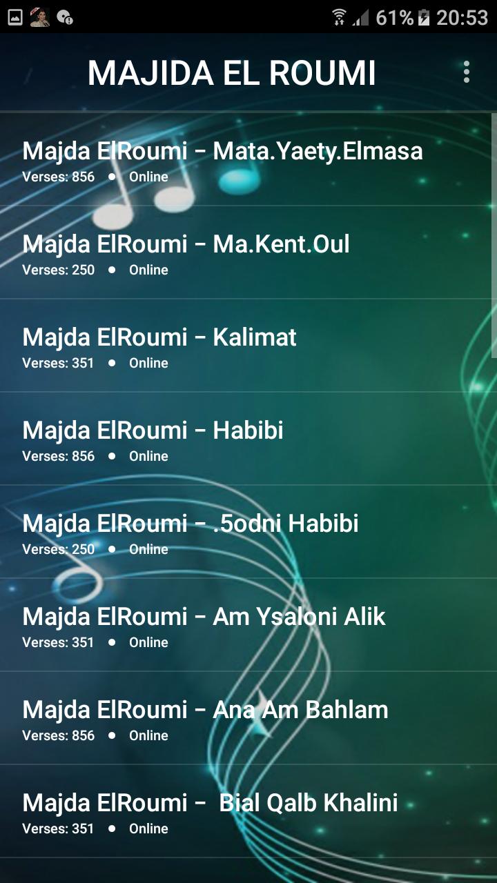 TÉLÉCHARGER MP3 MAJIDA ROUMI KALIMAT ROUMI KALIMAT MP3 MAJIDA TÉLÉCHARGER