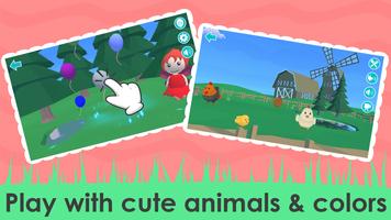 Kids game :  Animais, frutas,  imagem de tela 2