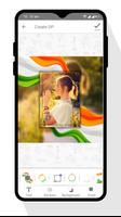 Indian Flag DP Maker скриншот 1