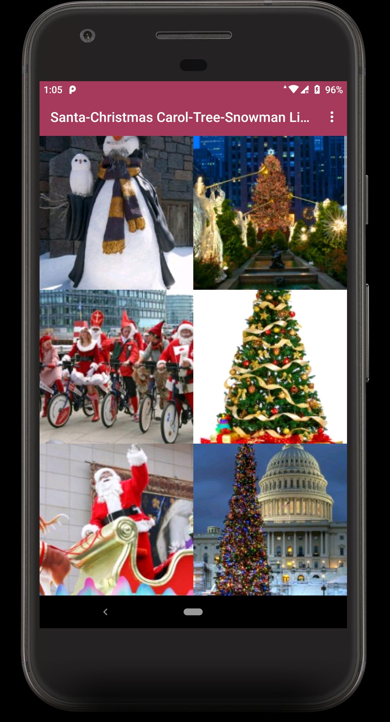Android 用の サンタ クリスマスキャロルツリー 雪だるまライブ壁紙 Apk をダウンロード