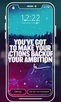 Motivational Quote Live Wallpapers imagem de tela 1