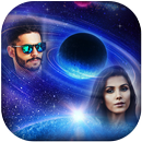 APK Galaxy Dual Photo Frames - Galaxy Space Frame