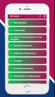 CLASS 10 NCERT MATHS SOLUTIONS plakat