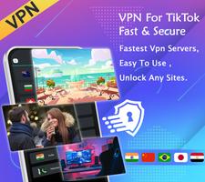 VPN For TikTok - Fast & Secure Affiche