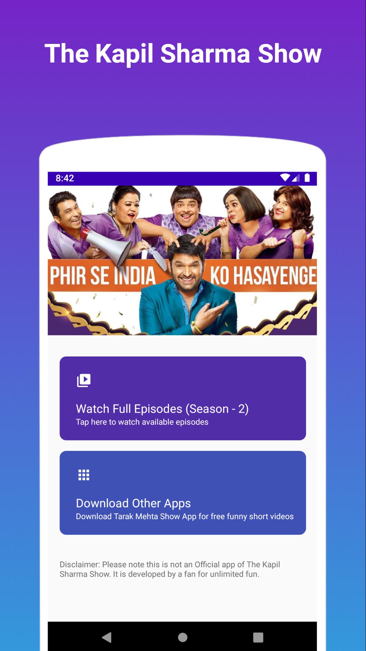 Kapil Sharma Show: Full Episodes App APK for Android Download