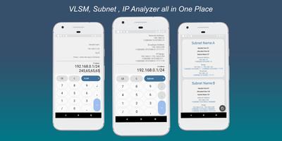 VLSM and Subnet Calculator and poster