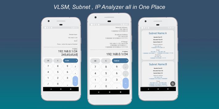 VLSM and Subnet Calculator and MORE for Android - APK Download