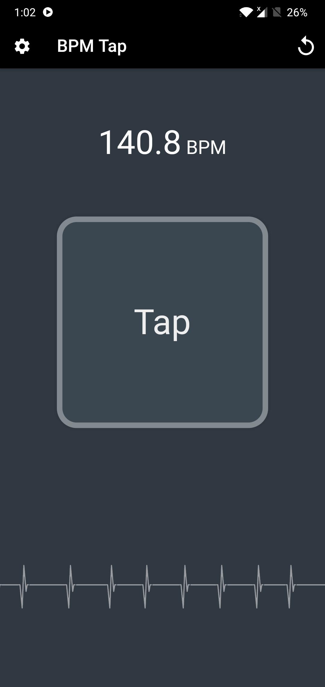 Tap bpm. BPM tap Android. BPM tap Android Lamps.