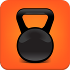 Entraînement avec kettlebell icône