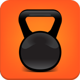 Entraînement avec kettlebell icône