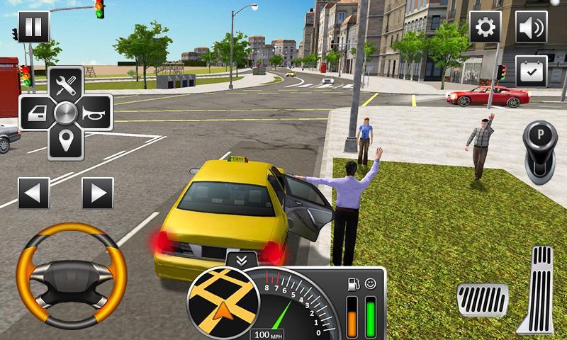 Taxi Realistic Simulator Free Taxi Driving Game For Android Apk Download