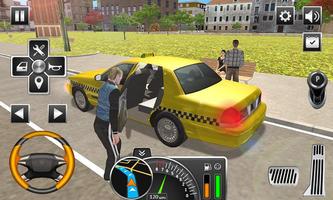 Taxi Realistic Simulator - Free Taxi Driving Game Affiche