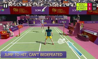 Badminton League - Badminton Indoor Simulator capture d'écran 1