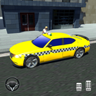 3D City Cab Simulator - Free Taxi Driving Game icône