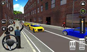 3D City Cab Simulator - Free Taxi Driving Game capture d'écran 1