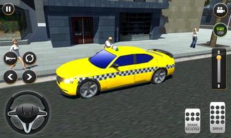 3D City Cab Simulator - Free Taxi Driving Game capture d'écran 2