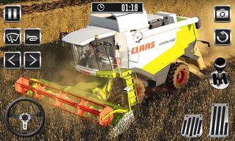 Farming Tractor Harvest Simulator - Tractor Drive capture d'écran 1