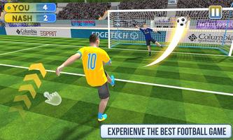 Kick Soccer Ball 3D - Penalty Kick Soccer Football Affiche