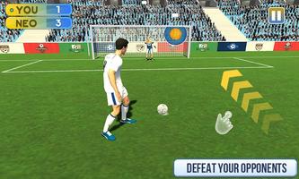 Kick Soccer Ball 3D - Penalty Kick Soccer Football capture d'écran 1