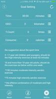 Fitness data ภาพหน้าจอ 2