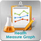 Health Measure Graph ícone
