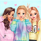 best friends wallpapers for 3 آئیکن