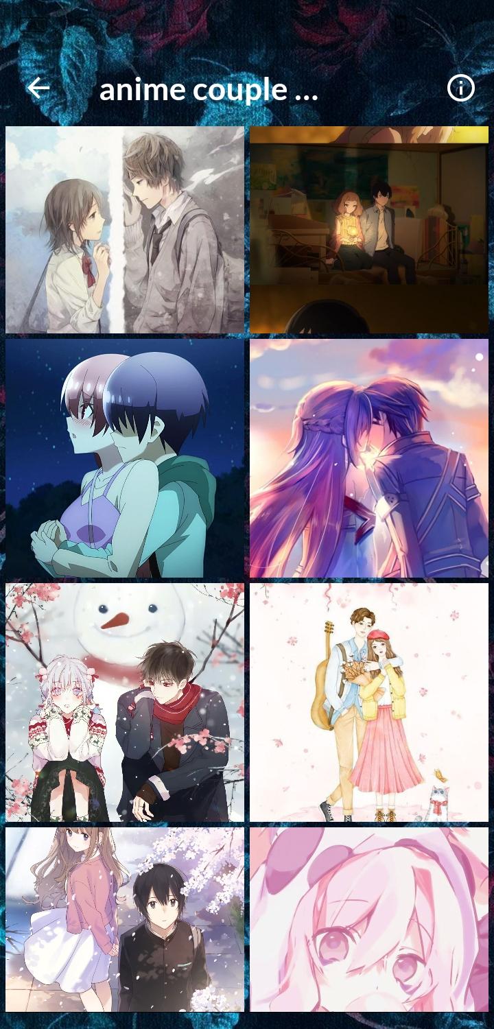 anime couple wallpaper half APK do pobrania na Androida