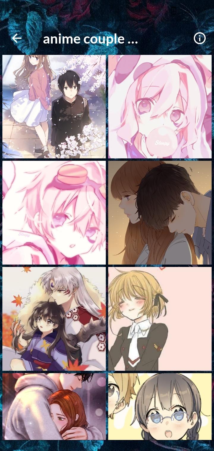 anime couple wallpaper half APK do pobrania na Androida