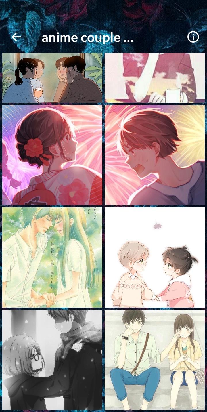 anime couple wallpaper half APK do pobrania na Androida