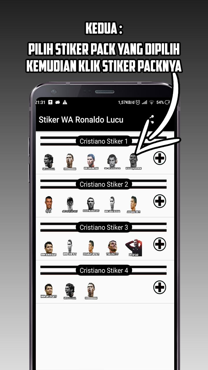 Stiker Wa Ronaldo Lucu For Android Apk Download