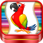 Parrot Coloring Book Zeichen