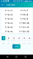 Math Minds - Tables, Learn and Play screenshot 1