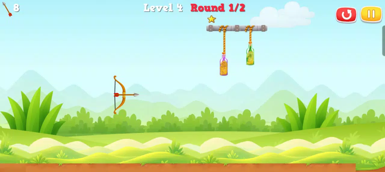 Bottle Shooting Archery Game