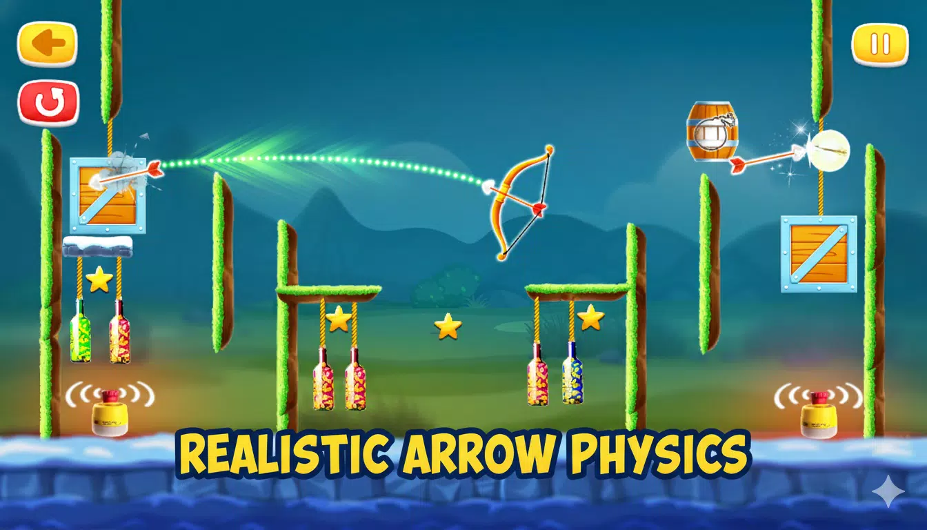 Bottle Shooting Archery Game