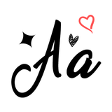 Teclado de fonte:font elegante ícone