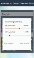 Automatic Flash On Call & SMS Screenshot 1
