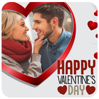 Valentine's day photo frame simgesi