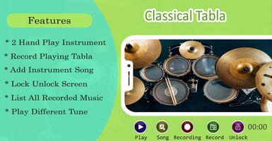 Tabla Drum Music Instrument โปสเตอร์