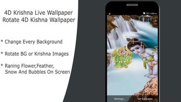 Radhe Krishna 4D Live Wallpaper imagem de tela 2