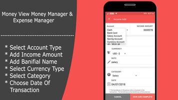 Daily Money View , Money Manager & Expense Manager الملصق