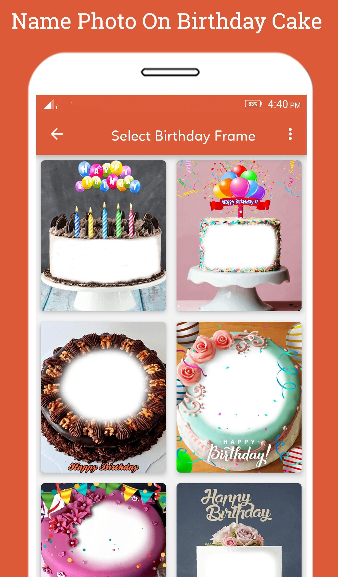 Name Photo On Birthday Cake For Android Apk Download