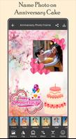 Name On Anniversary Cake Photo imagem de tela 1