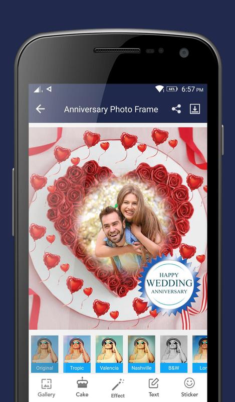 name photo on anniversary